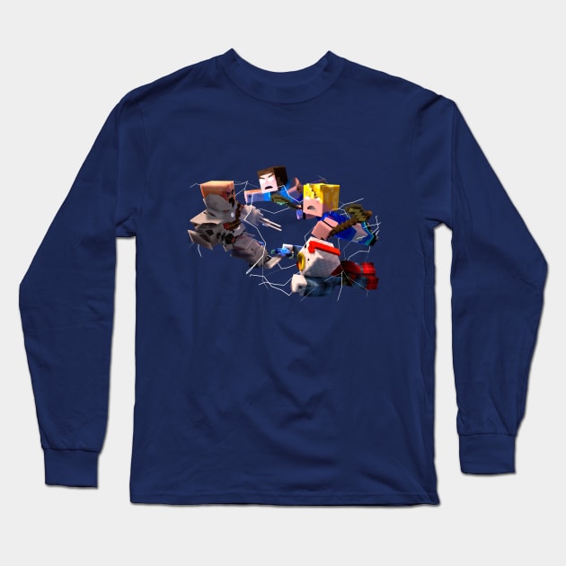 Fight With Me - Revenge Long Sleeve T-Shirt by FrediSaalAnimations